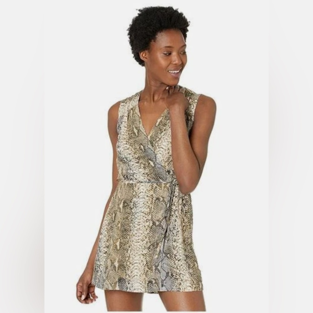 Calvin Klein Snakeskin Romper • Size 8